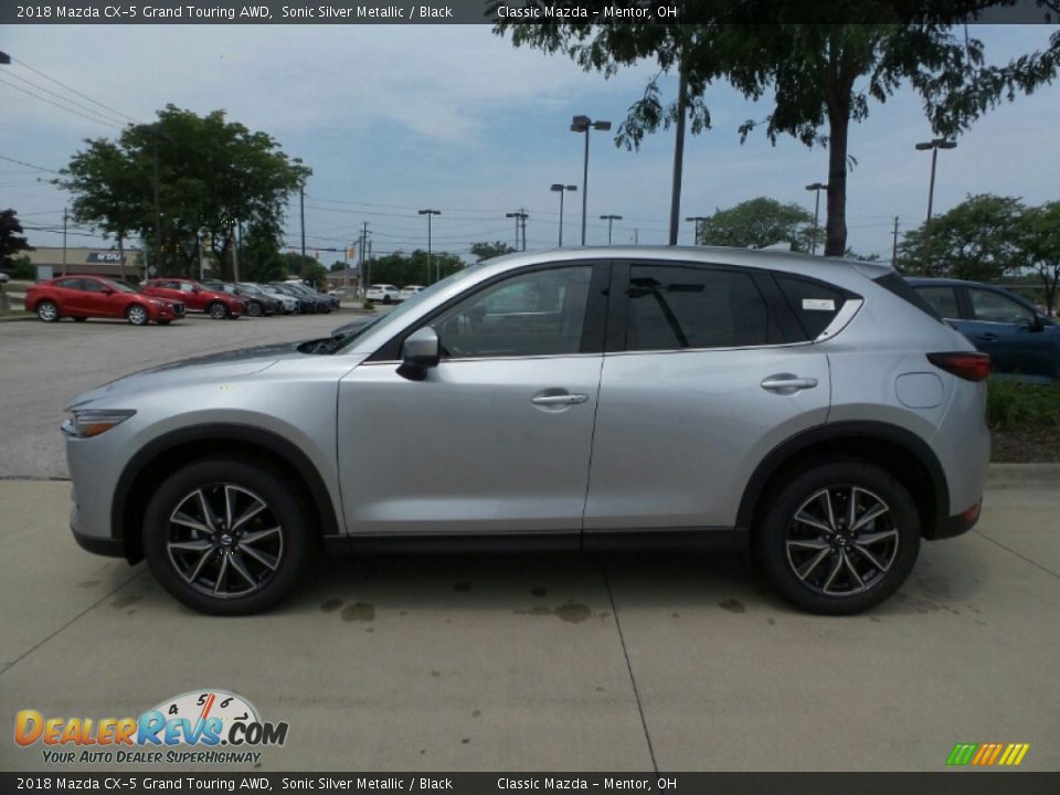 2018 Mazda CX-5 Grand Touring AWD Sonic Silver Metallic / Black Photo #2