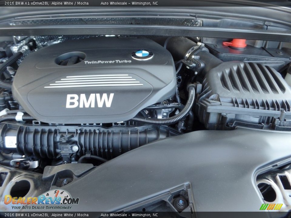 2016 BMW X1 xDrive28i Alpine White / Mocha Photo #6