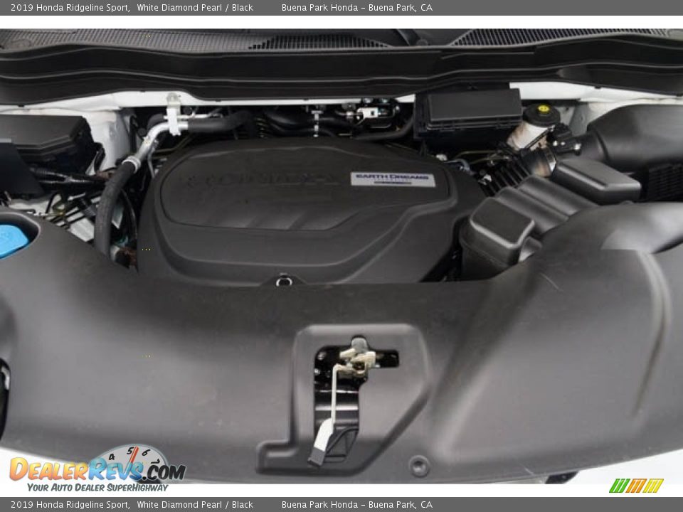 2019 Honda Ridgeline Sport White Diamond Pearl / Black Photo #11