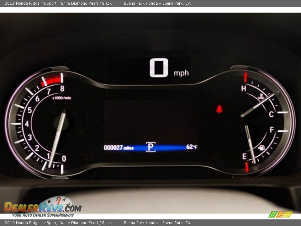 2019 Honda Ridgeline Sport White Diamond Pearl / Black Photo #21