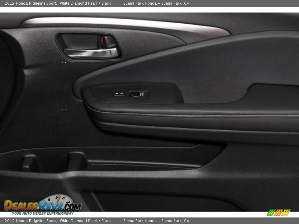 2019 Honda Ridgeline Sport White Diamond Pearl / Black Photo #36