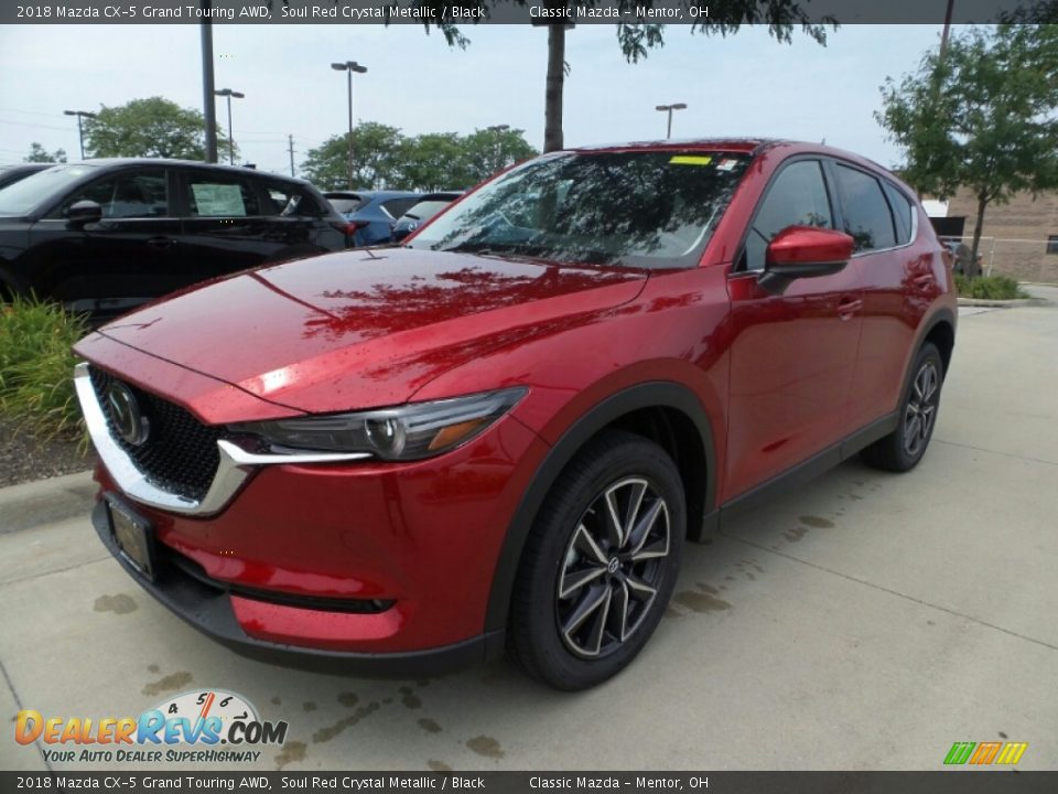 2018 Mazda CX-5 Grand Touring AWD Soul Red Crystal Metallic / Black Photo #1