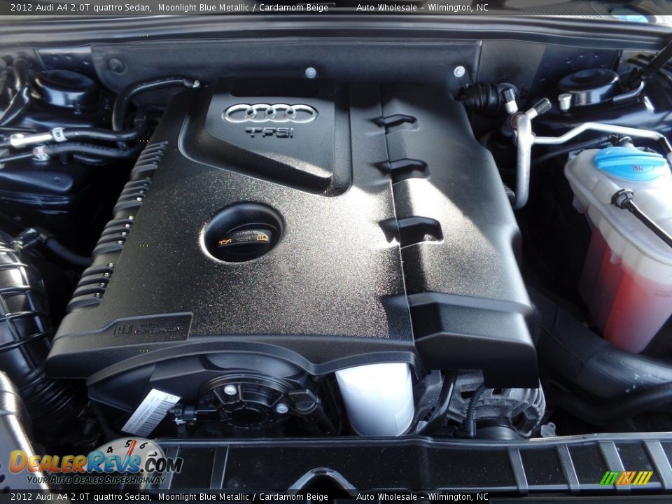 2012 Audi A4 2.0T quattro Sedan Moonlight Blue Metallic / Cardamom Beige Photo #6