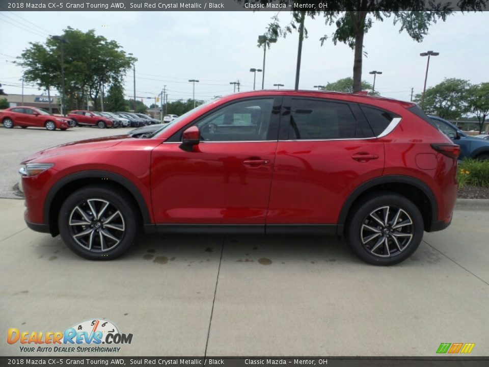 2018 Mazda CX-5 Grand Touring AWD Soul Red Crystal Metallic / Black Photo #2