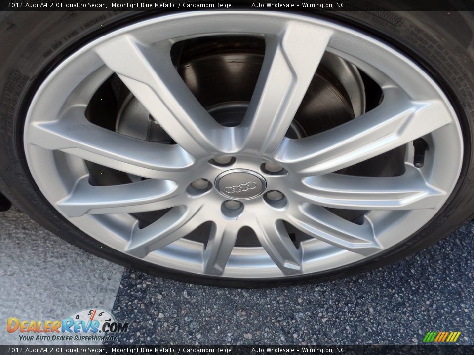 2012 Audi A4 2.0T quattro Sedan Moonlight Blue Metallic / Cardamom Beige Photo #7