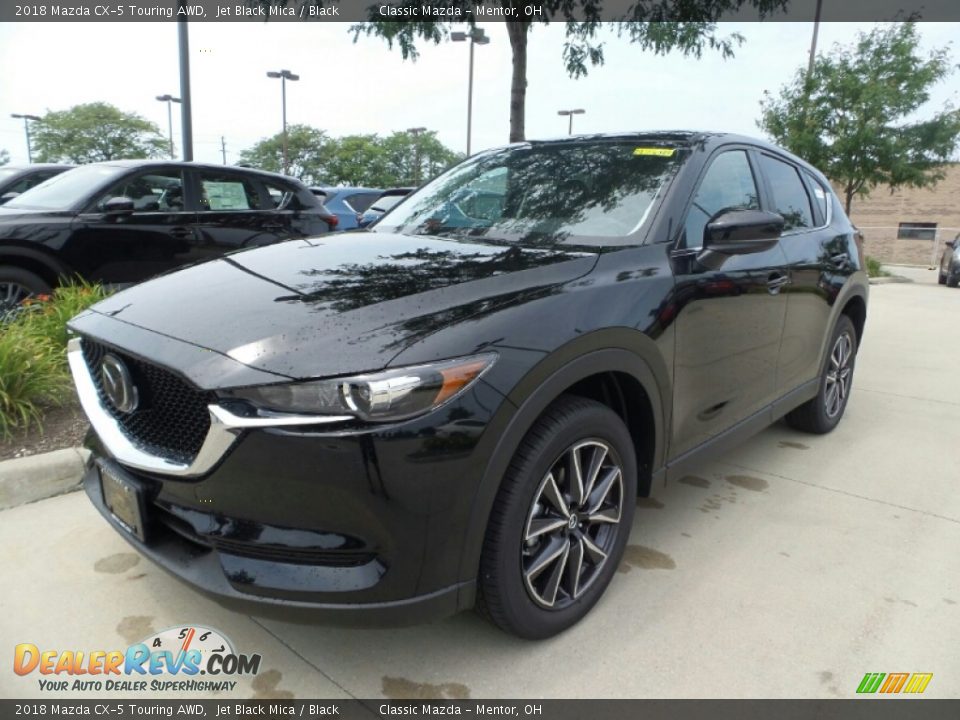 2018 Mazda CX-5 Touring AWD Jet Black Mica / Black Photo #1
