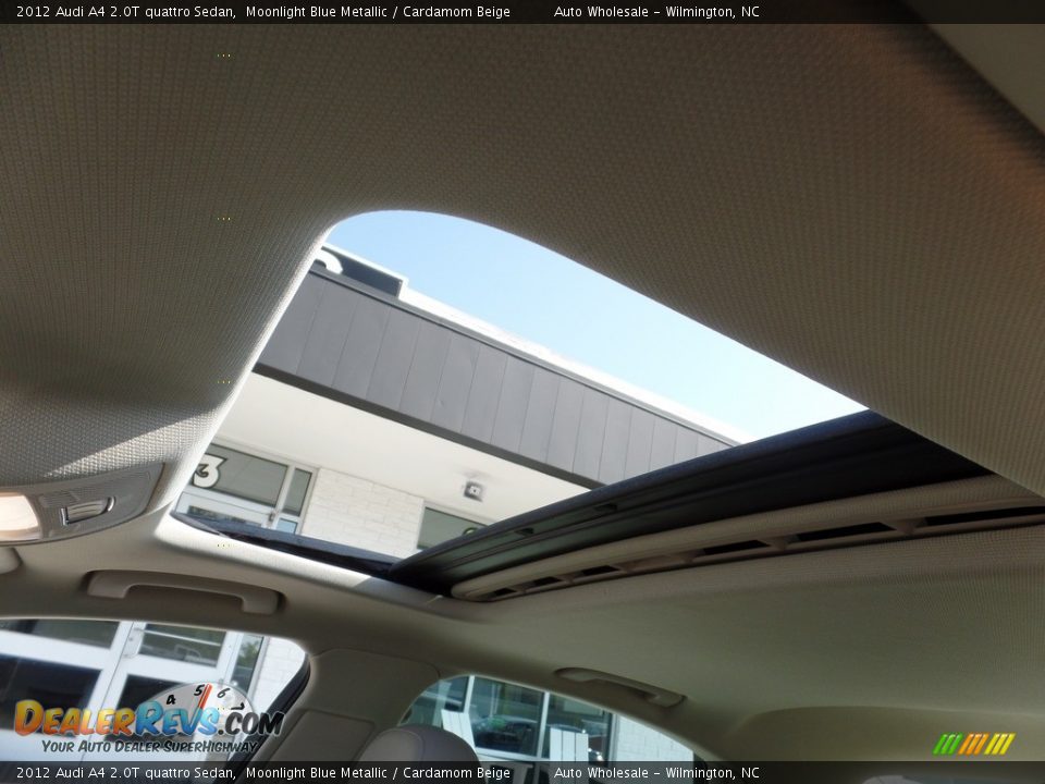 2012 Audi A4 2.0T quattro Sedan Moonlight Blue Metallic / Cardamom Beige Photo #10