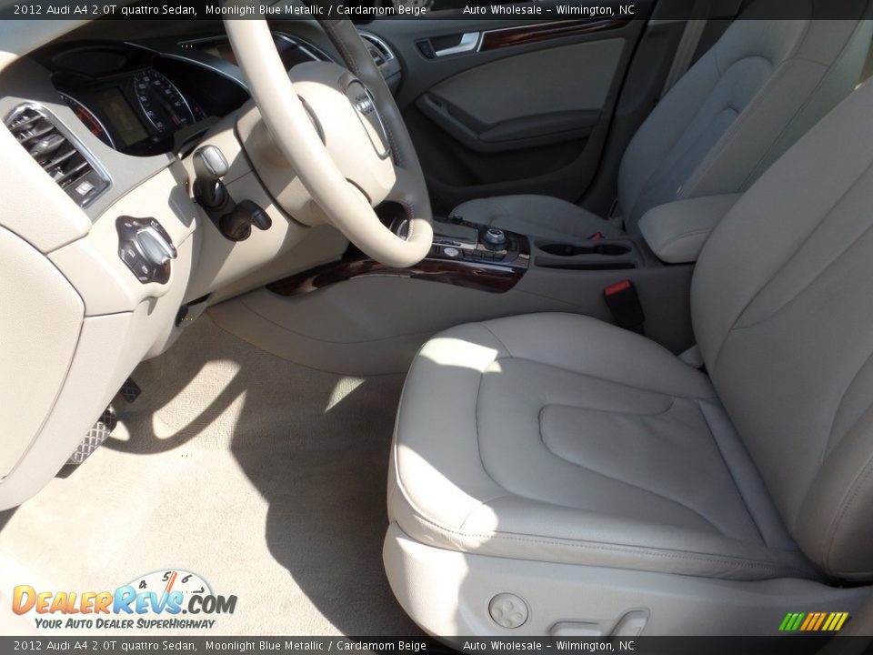 2012 Audi A4 2.0T quattro Sedan Moonlight Blue Metallic / Cardamom Beige Photo #11