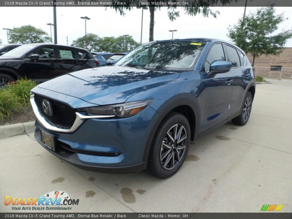 2018 Mazda CX-5 Grand Touring AWD Eternal Blue Metallic / Black Photo #1