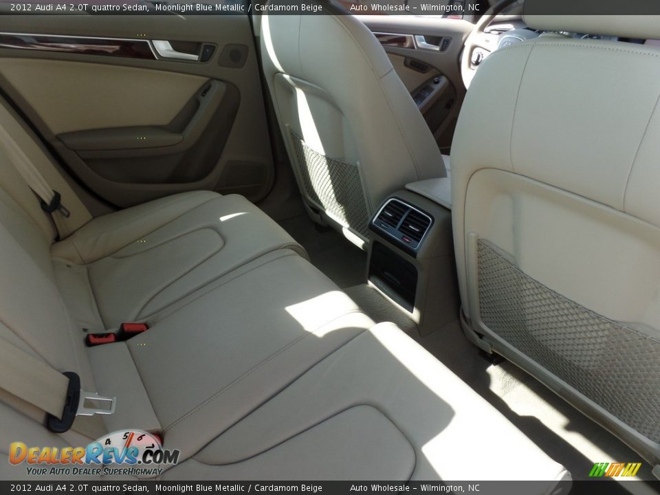 2012 Audi A4 2.0T quattro Sedan Moonlight Blue Metallic / Cardamom Beige Photo #14