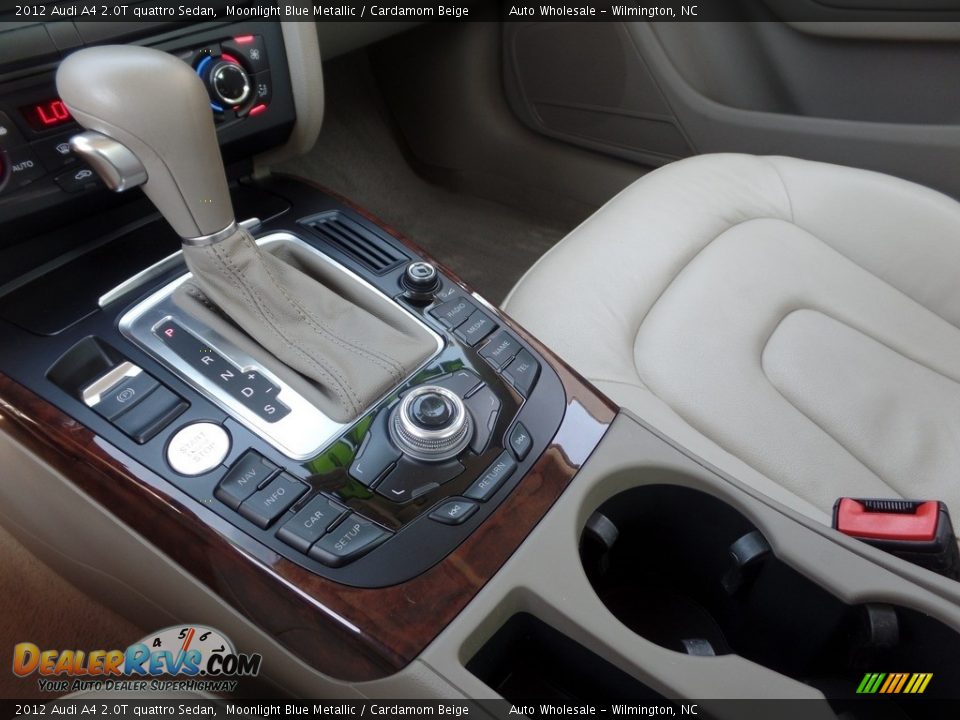 2012 Audi A4 2.0T quattro Sedan Moonlight Blue Metallic / Cardamom Beige Photo #19