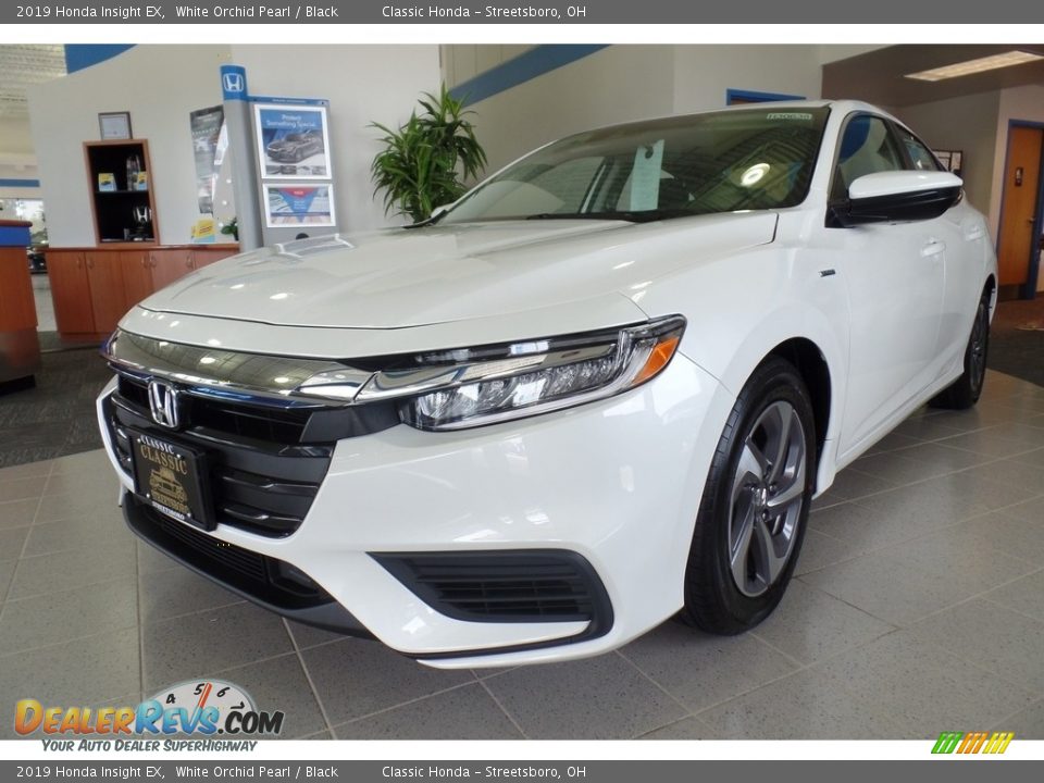 2019 Honda Insight EX White Orchid Pearl / Black Photo #1