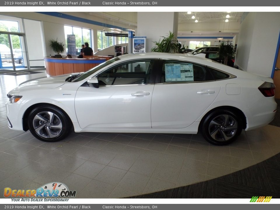 2019 Honda Insight EX White Orchid Pearl / Black Photo #8