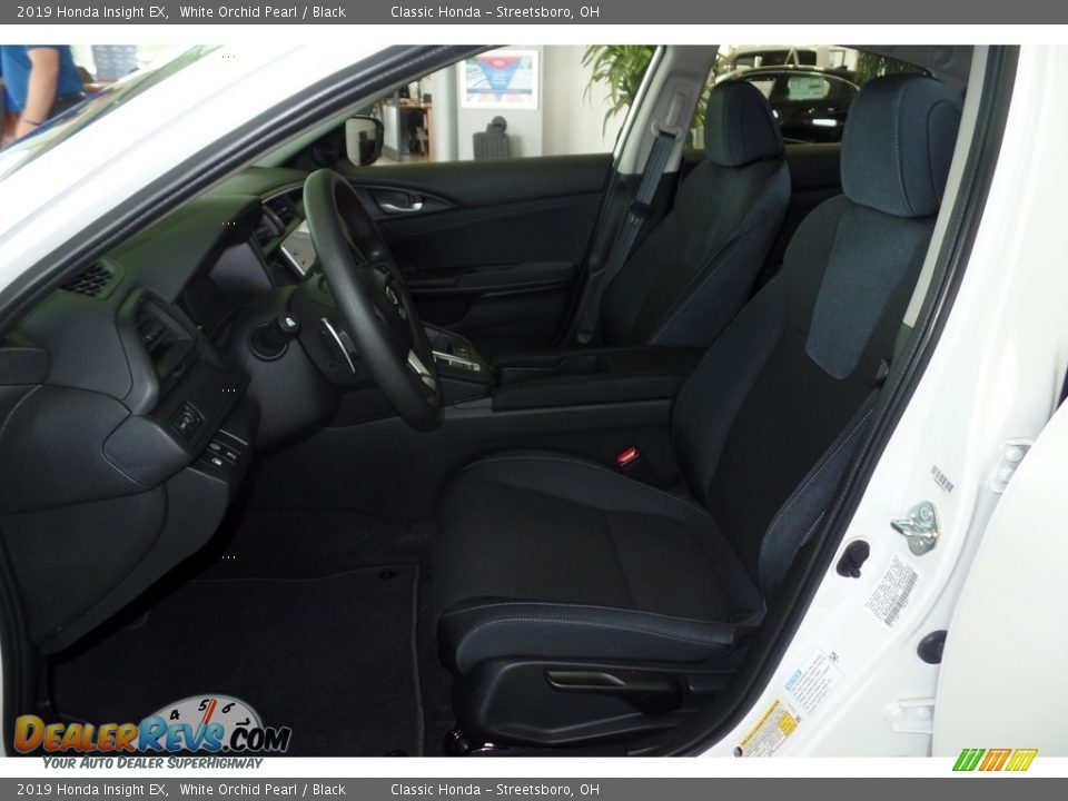 2019 Honda Insight EX White Orchid Pearl / Black Photo #12
