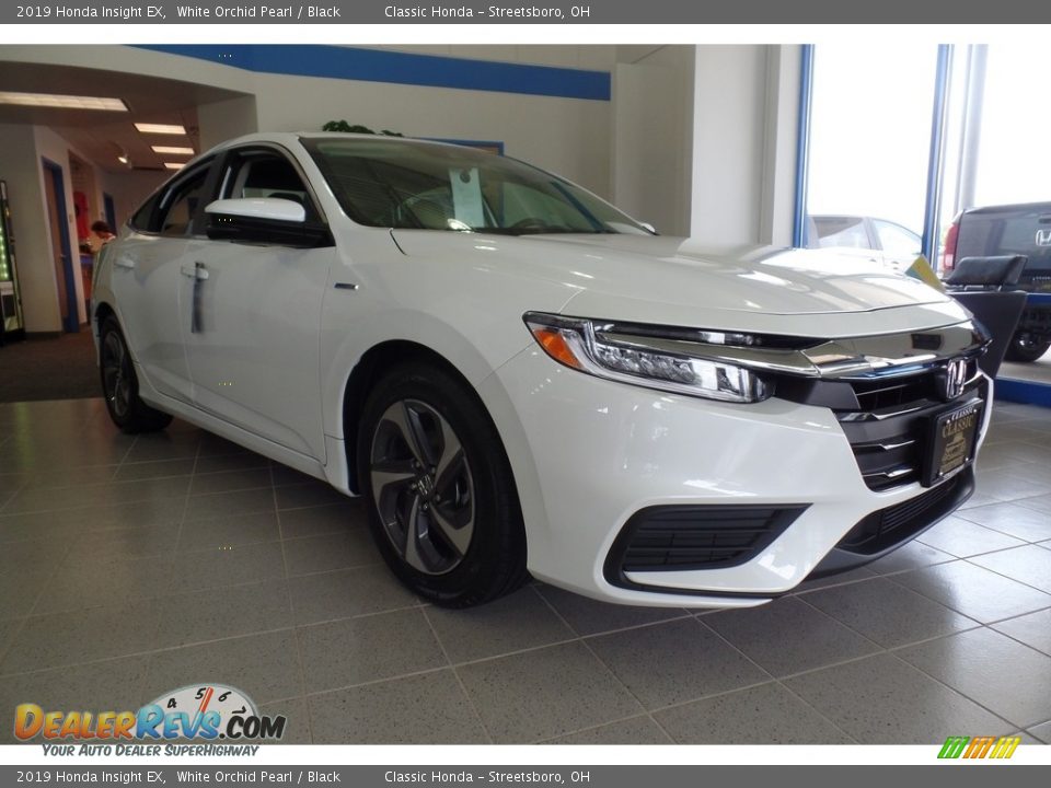 2019 Honda Insight EX White Orchid Pearl / Black Photo #3
