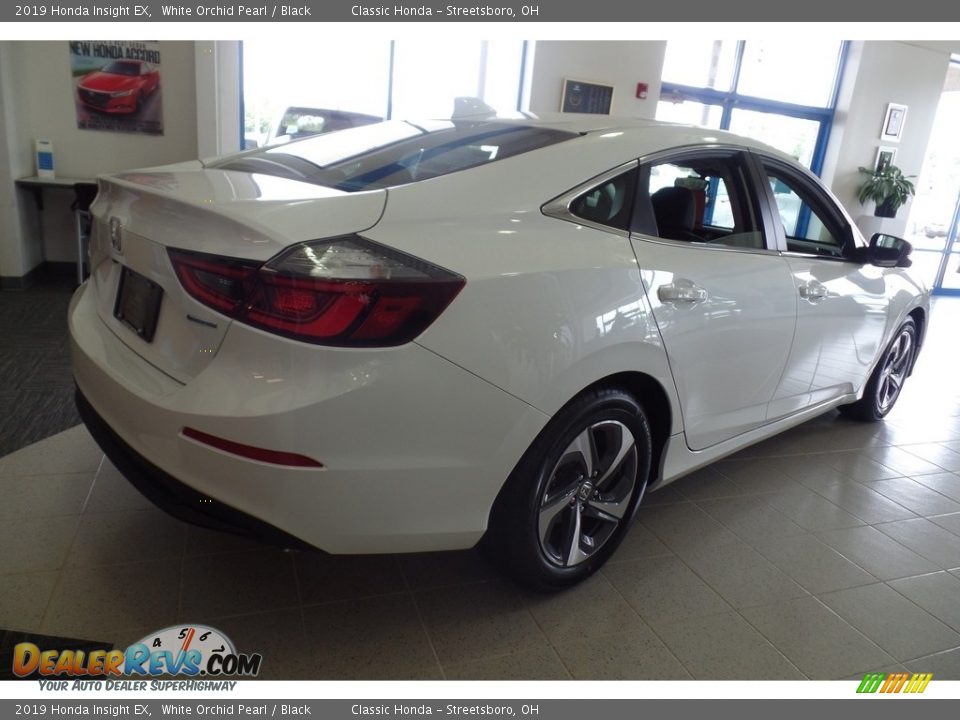 2019 Honda Insight EX White Orchid Pearl / Black Photo #5