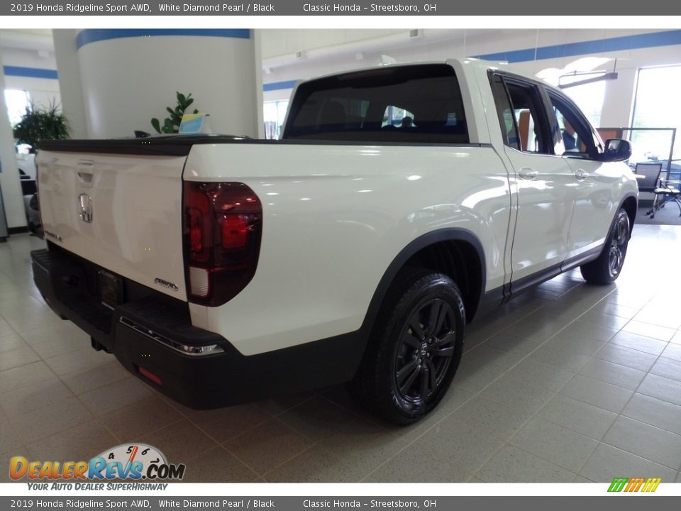 2019 Honda Ridgeline Sport AWD White Diamond Pearl / Black Photo #4