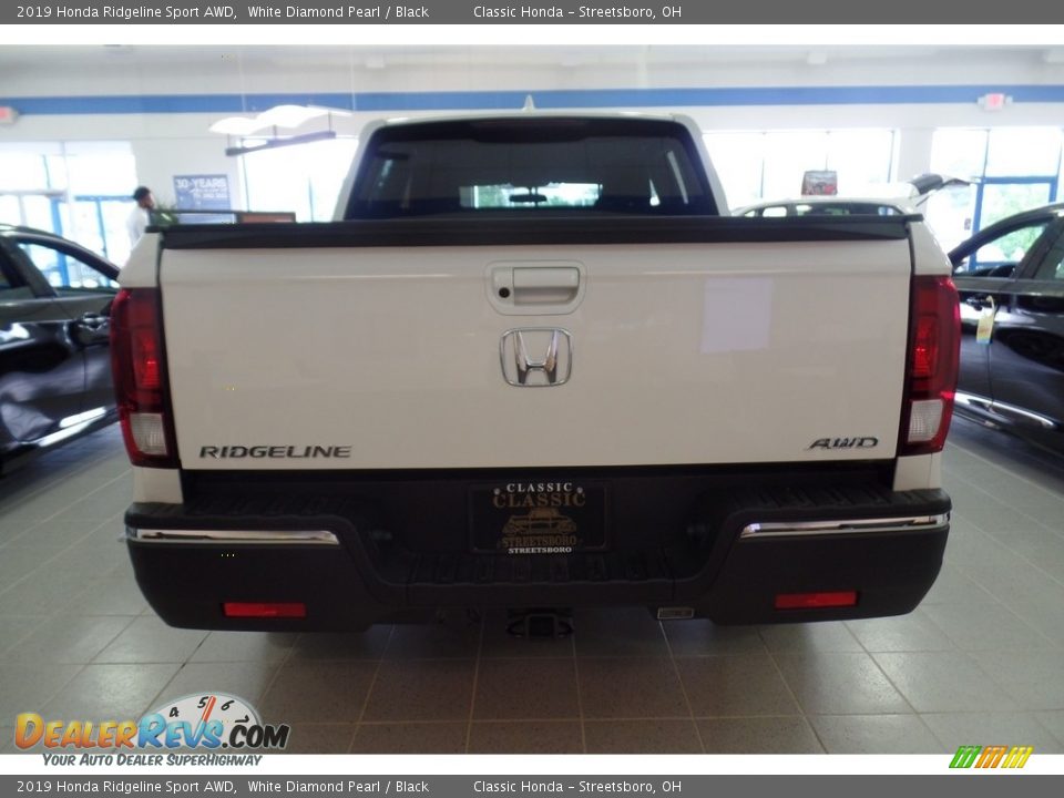 2019 Honda Ridgeline Sport AWD White Diamond Pearl / Black Photo #5