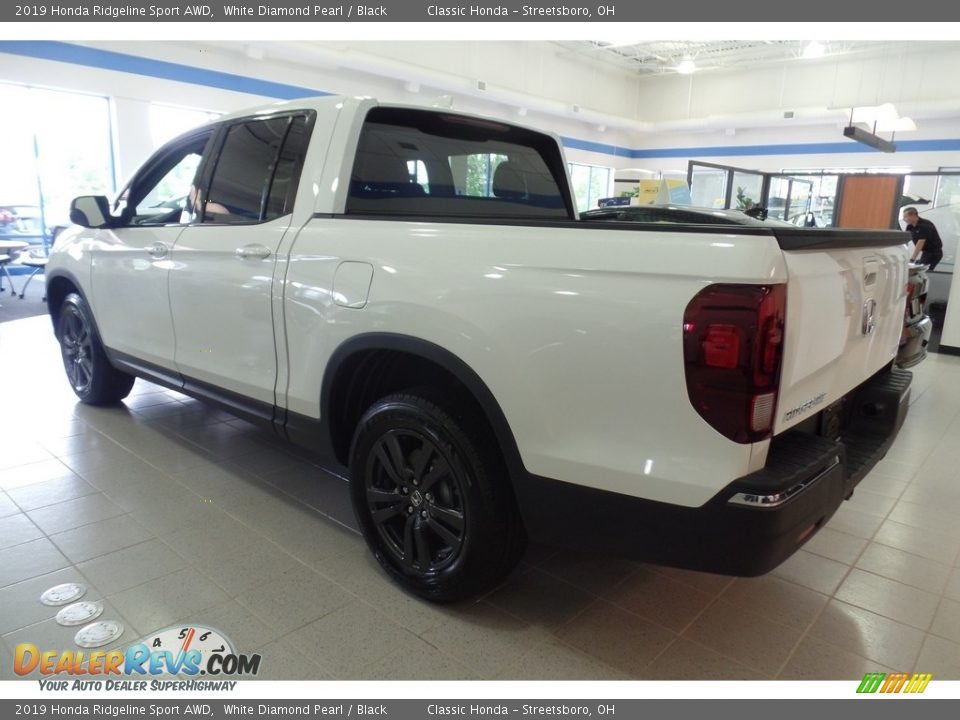 2019 Honda Ridgeline Sport AWD White Diamond Pearl / Black Photo #6