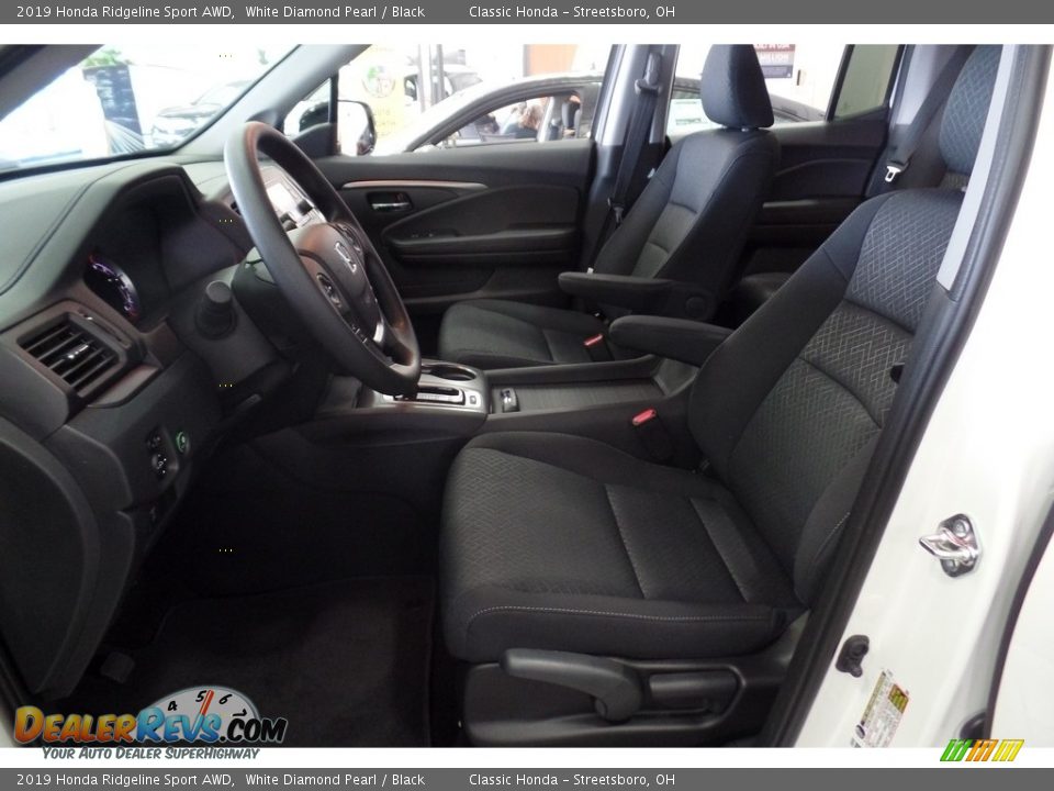 2019 Honda Ridgeline Sport AWD White Diamond Pearl / Black Photo #10