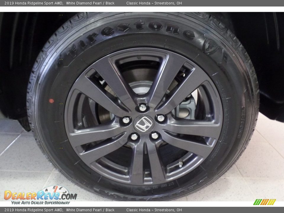 2019 Honda Ridgeline Sport AWD White Diamond Pearl / Black Photo #17