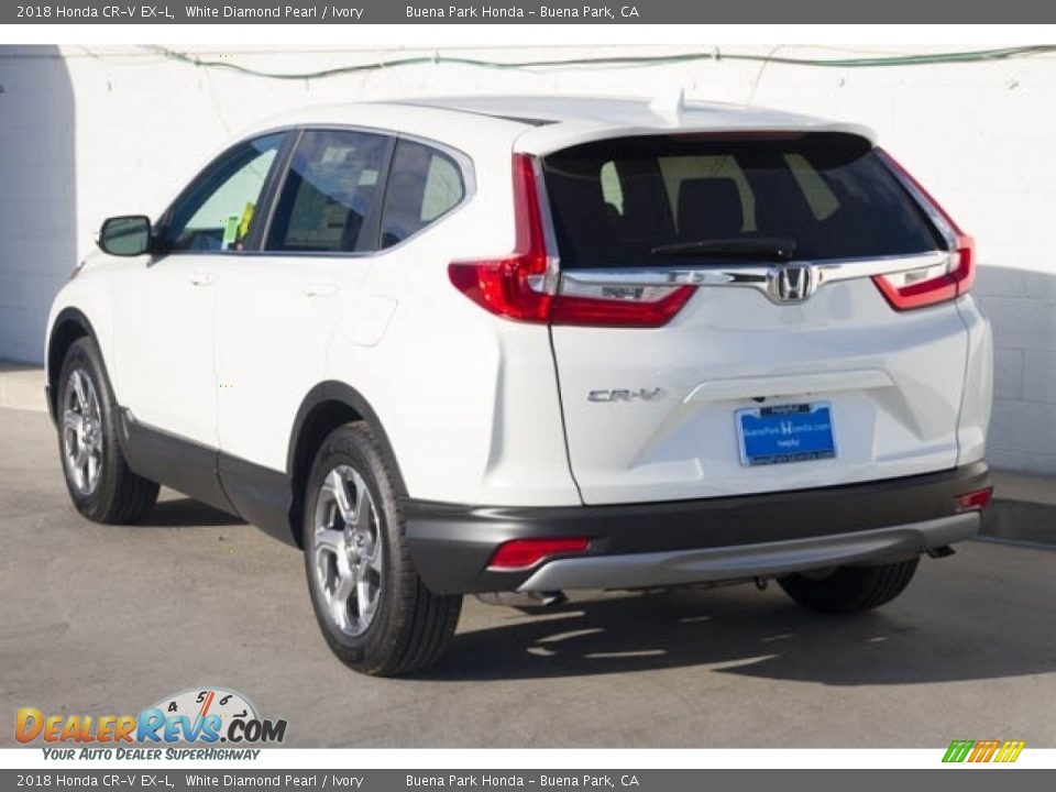 2018 Honda CR-V EX-L White Diamond Pearl / Ivory Photo #2
