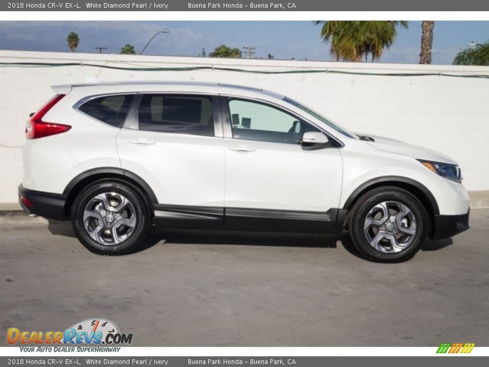 2018 Honda CR-V EX-L White Diamond Pearl / Ivory Photo #5