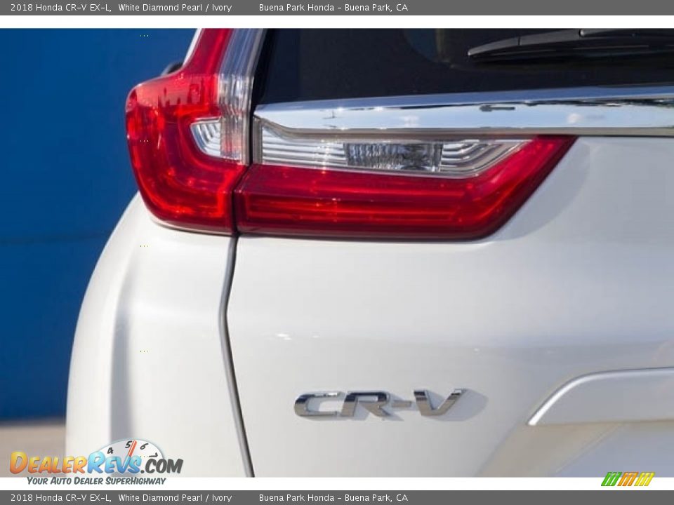 2018 Honda CR-V EX-L White Diamond Pearl / Ivory Photo #7