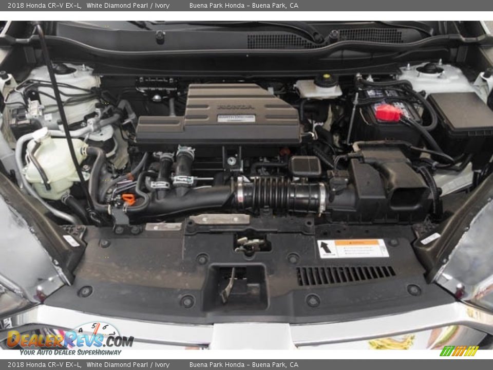 2018 Honda CR-V EX-L White Diamond Pearl / Ivory Photo #10