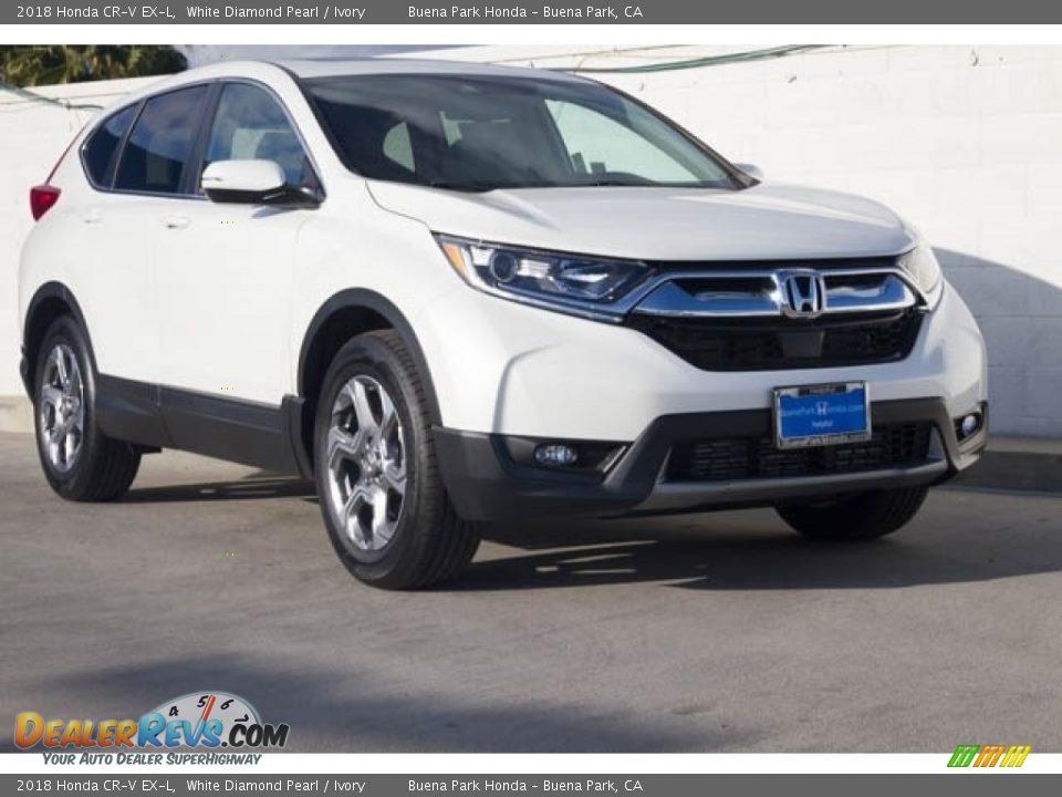 2018 Honda CR-V EX-L White Diamond Pearl / Ivory Photo #1