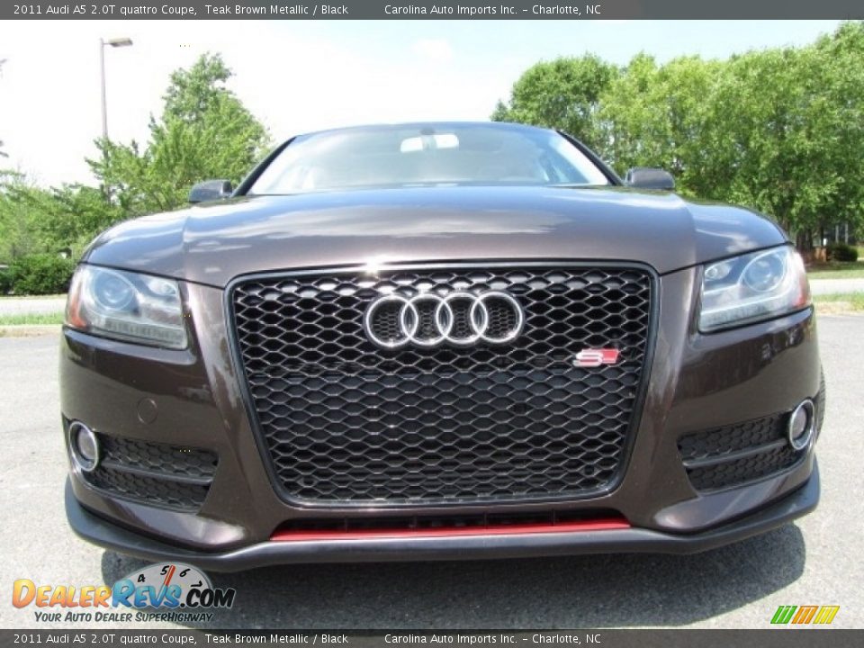 2011 Audi A5 2.0T quattro Coupe Teak Brown Metallic / Black Photo #4