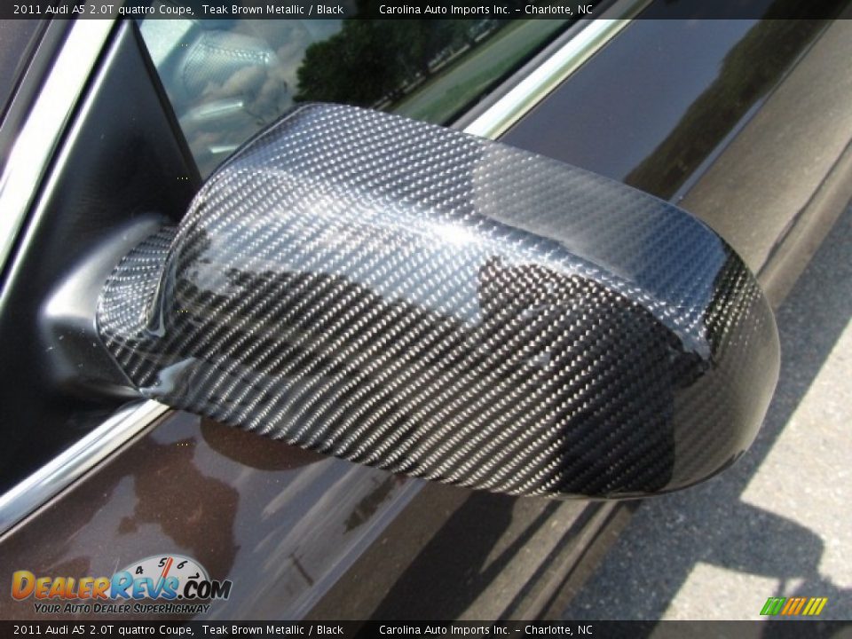 2011 Audi A5 2.0T quattro Coupe Teak Brown Metallic / Black Photo #12