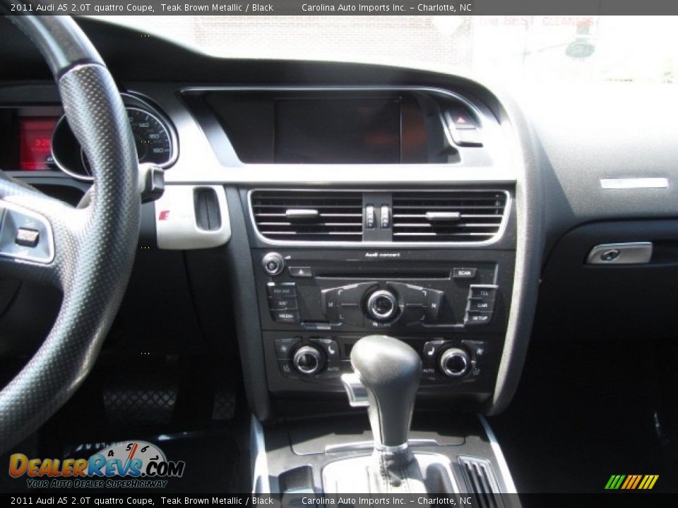 2011 Audi A5 2.0T quattro Coupe Teak Brown Metallic / Black Photo #16