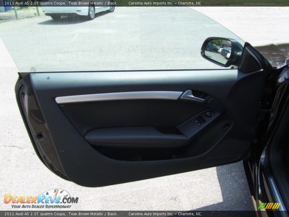 2011 Audi A5 2.0T quattro Coupe Teak Brown Metallic / Black Photo #18