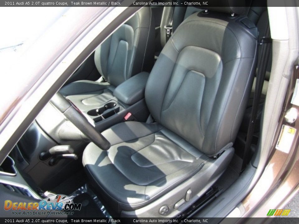 2011 Audi A5 2.0T quattro Coupe Teak Brown Metallic / Black Photo #19