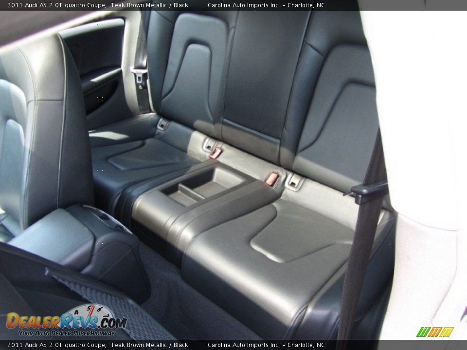 2011 Audi A5 2.0T quattro Coupe Teak Brown Metallic / Black Photo #20