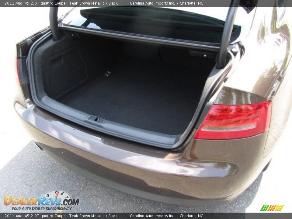 2011 Audi A5 2.0T quattro Coupe Teak Brown Metallic / Black Photo #21