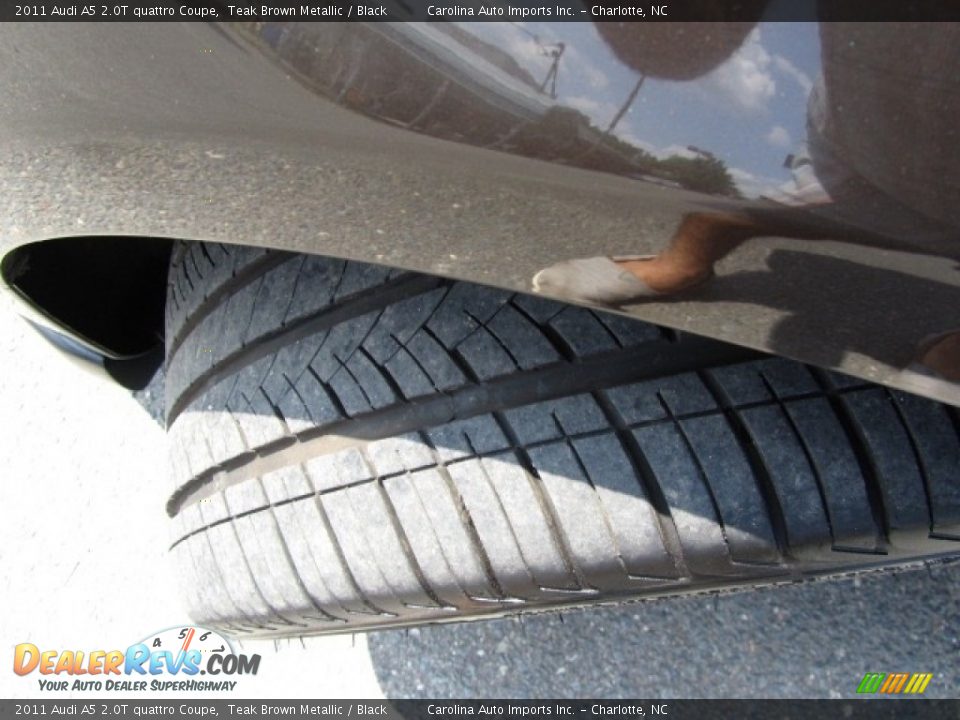2011 Audi A5 2.0T quattro Coupe Teak Brown Metallic / Black Photo #27