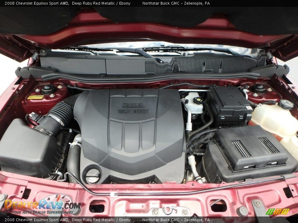 2008 Chevrolet Equinox Sport AWD Deep Ruby Red Metallic / Ebony Photo #3