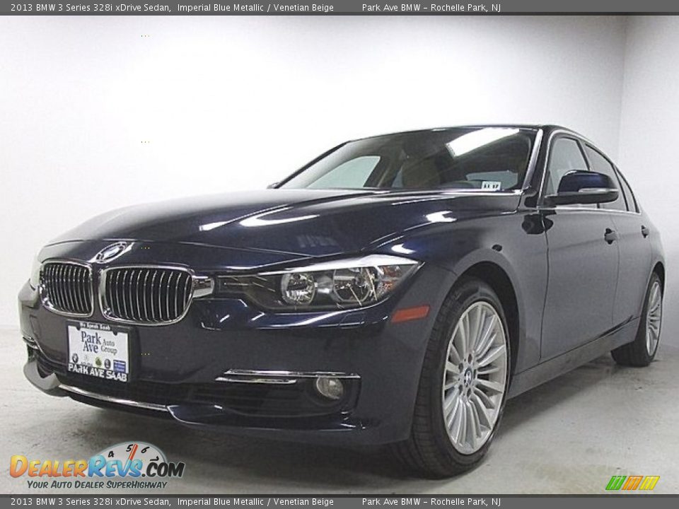 2013 BMW 3 Series 328i xDrive Sedan Imperial Blue Metallic / Venetian Beige Photo #1
