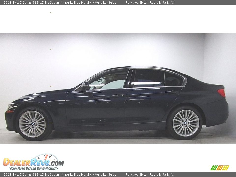 2013 BMW 3 Series 328i xDrive Sedan Imperial Blue Metallic / Venetian Beige Photo #2