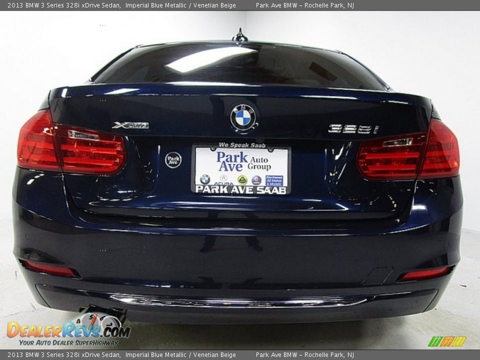 2013 BMW 3 Series 328i xDrive Sedan Imperial Blue Metallic / Venetian Beige Photo #4