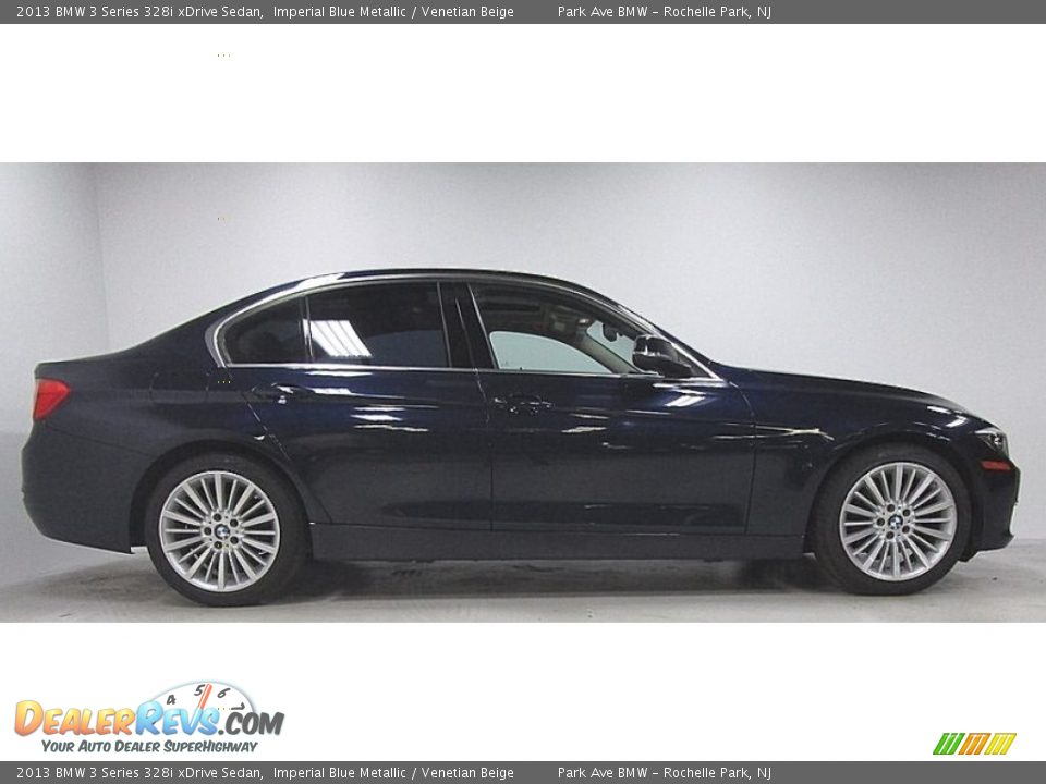 2013 BMW 3 Series 328i xDrive Sedan Imperial Blue Metallic / Venetian Beige Photo #6