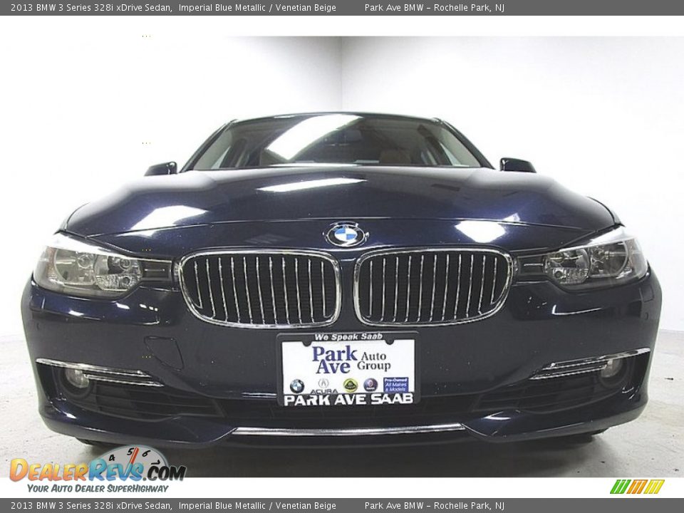 2013 BMW 3 Series 328i xDrive Sedan Imperial Blue Metallic / Venetian Beige Photo #8