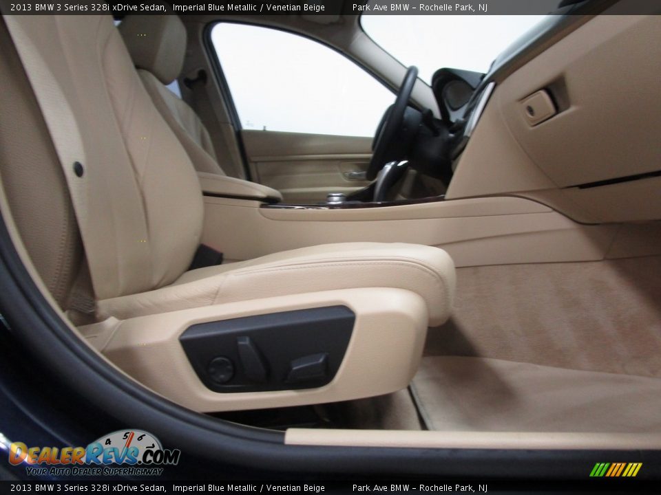 2013 BMW 3 Series 328i xDrive Sedan Imperial Blue Metallic / Venetian Beige Photo #17