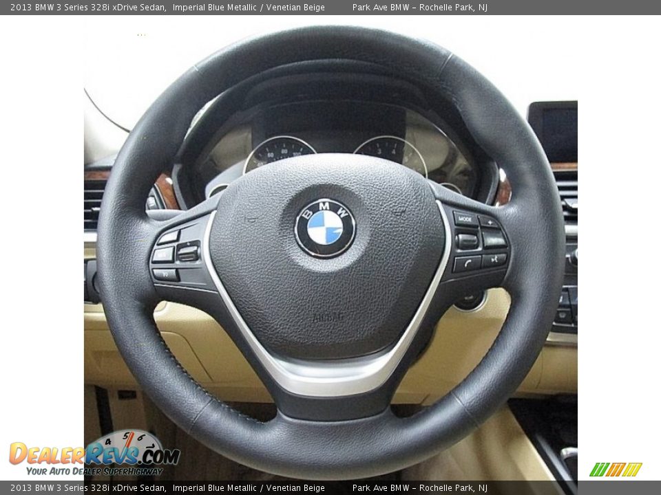 2013 BMW 3 Series 328i xDrive Sedan Imperial Blue Metallic / Venetian Beige Photo #25