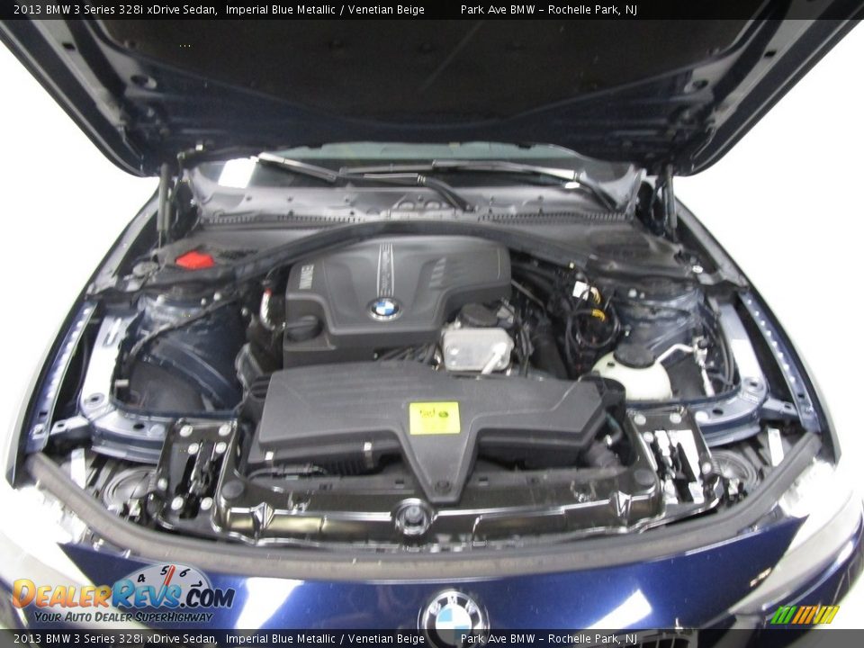 2013 BMW 3 Series 328i xDrive Sedan Imperial Blue Metallic / Venetian Beige Photo #31