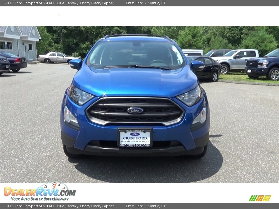 2018 Ford EcoSport SES 4WD Blue Candy / Ebony Black/Copper Photo #2