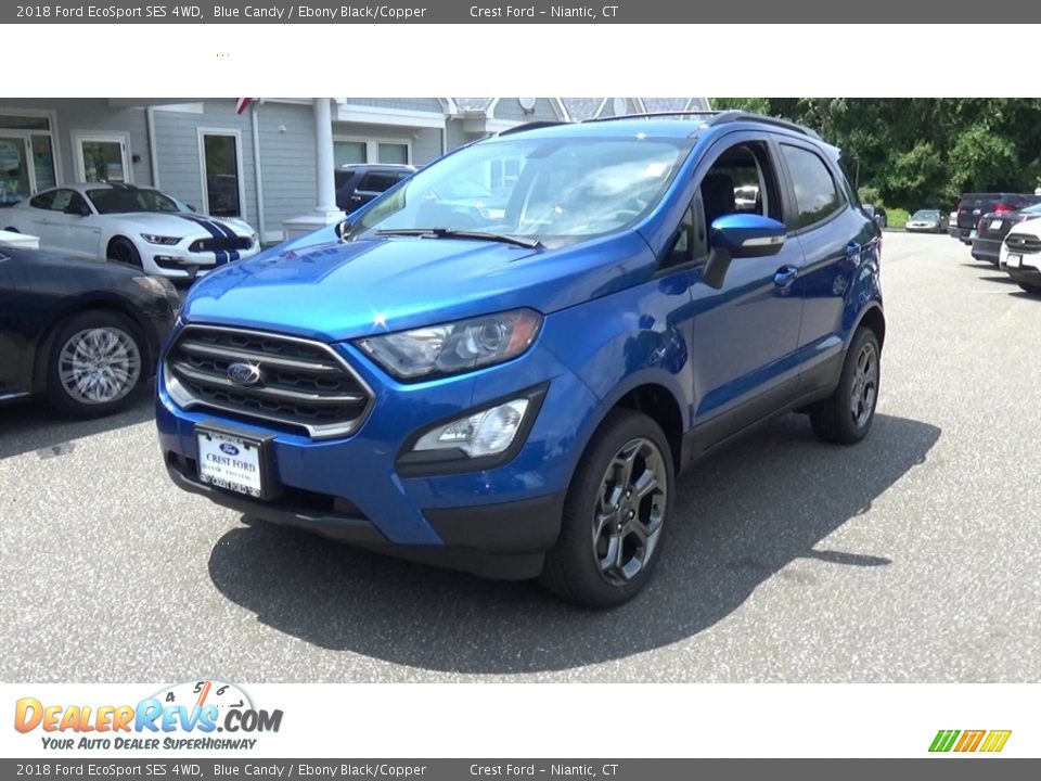 2018 Ford EcoSport SES 4WD Blue Candy / Ebony Black/Copper Photo #3