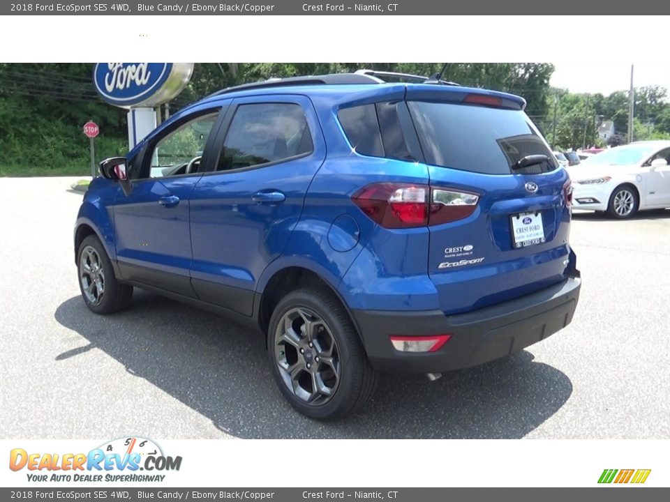2018 Ford EcoSport SES 4WD Blue Candy / Ebony Black/Copper Photo #5
